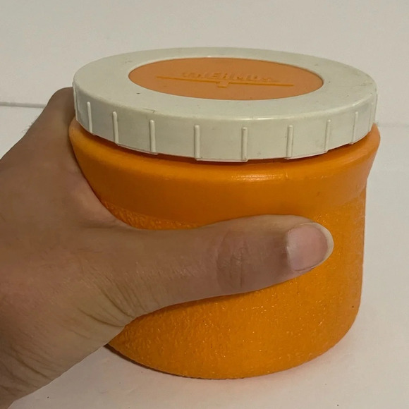 Vintage Thermos Orange Single Serve  Insulated Retro Container - Picture 3 of 7